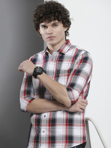 The Indian Garage Co. Men Checkered Casual Multicolor Shirt