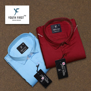 youth first Men Solid Casual Multicolor Shirt