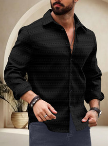 SPOQUE Men Black Casual Shirt - Image 4