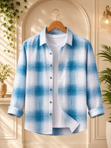 Black Deer Men Checkered Multicolor Shirt - Image 4