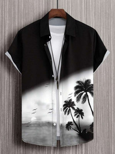 Indissoluble Men Floral Print Casual Multicolor Shirt