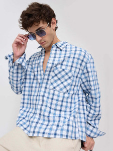 VASTRADO Men Checkered Casual Multicolor Shirt - Image 6