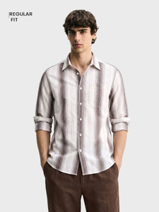 The Indian Garage Co. Men Regular Fit Striped Shirt - Image 1