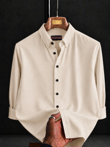 COMBRAIDED Men Beige Casual Shirt - Image 6