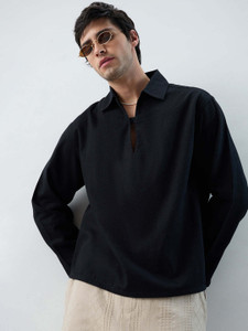 VASTRADO Men Black Casual Shirt - Image 6