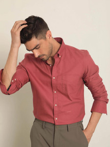 RARE RABBIT Men Pink Casual Shirt - Image 4