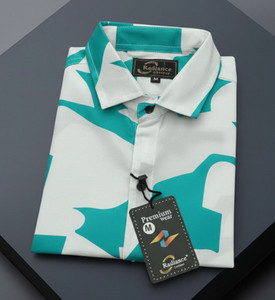 Radiance Creation Men Printed Casual Light Green Shirt