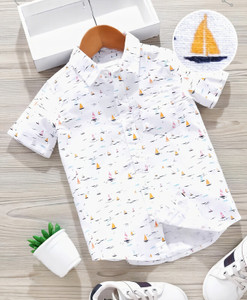 RUANA ELVIS Baby Boys & Baby Girls Printed Casual Multicolor Shirt