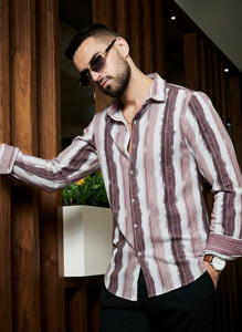 INDICLUB Men Printed Casual Multicolor Shirt