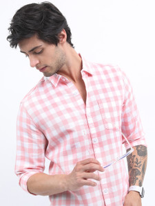 HIGHLANDER Men Checkered Casual Multicolor Shirt
