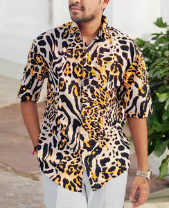 Shree Sai Balaji Men Self Design Casual Multicolor Shirt