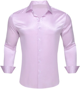 SOLSTICE Men Solid Party Purple, Multicolor Shirt