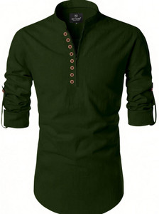 Nofilter Men Solid Straight Kurta