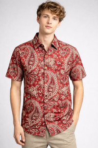 Thetrendy creation Men Printed, Floral Print Casual Red Shirt