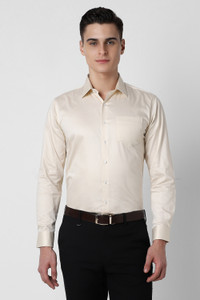 VAN HEUSEN Men Solid Formal Pink Shirt