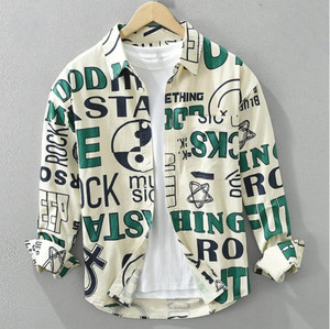 IKCREATIONMF Men Multicolor Printed Casual Shirt - Image 3
