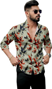 jnm Men Printed, Floral Print Casual Multicolor Shirt