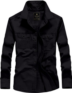 WOXEN Men Black Casual Shirt - Image 6