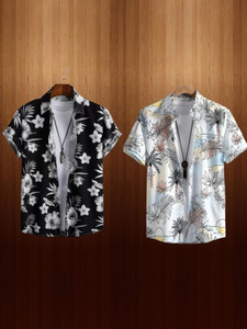 LEMBRIKA Men Printed Casual Multicolor Shirt