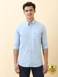 Allen Solly Men Light Blue Casual Shirt - Image 6