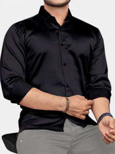 VezVoR Men Black Party Shirt - Image 5