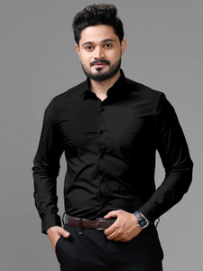 DHADUK Men Solid Casual Pink Shirt