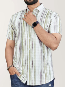 NIVICK Men Printed Casual Multicolor Shirt