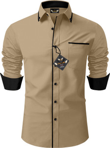 LAXBON Men Solid Casual Multicolor Shirt