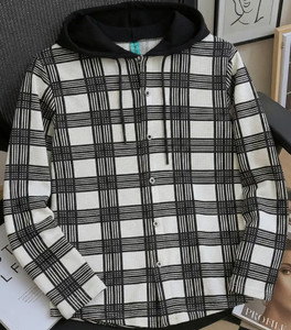 Try This Men Checkered Casual White Shirt