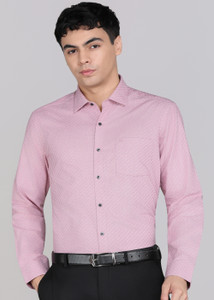 ARROW Men Checkered Formal Red Shirt