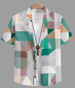 Cloud Kids Boys Printed Beach Wear Multicolor Shirt