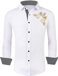 ZARA STAR Men Solid Casual White Shirt Buy ZARA STAR Men Solid
