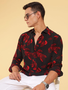HERE&NOW Men Multicolor Printed Casual Shirt - Image 6
