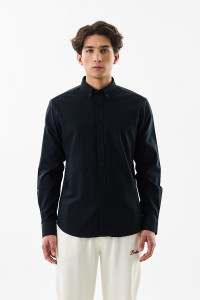 Snitch Men Black Casual Shirt - Image 1