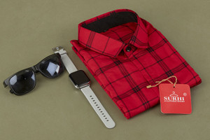 Surhi Men Checkered Multicolor Casual Shirt - Image 3