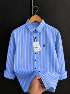 Waridashi Men Regular Fit Striped Casual Shirt - Image 1