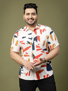 RIGO Men Printed Casual Multicolor Shirt