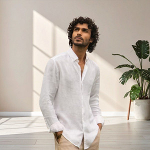 TrendFever Men White Casual Shirt - Image 4