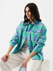 The Souled Store Women Checkered Casual Multicolor Shirt