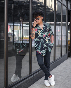 PRIMEVISTA Men Printed Casual Multicolor Shirt