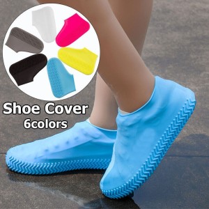 ZURU BUNCH Non-Slip Silicone Rain Reusable Anti Skid Waterproof Foldable Boot Shoe Cover(L) Silicone Multicolor Boots Shoe Cover