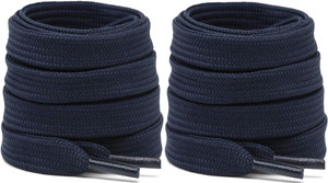 DaiNo Shoe Lace Flat Navy Blue for canvas sneakers boot sport round Shoe Lace