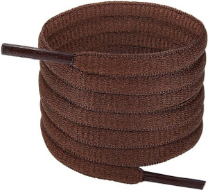 SIA VENDORS 2Pair Brown Oval Shoes laces Half Round 1/4"Athletic ShoeLaces For Sport/Running Shoes Shoe Strings Shoe Lace