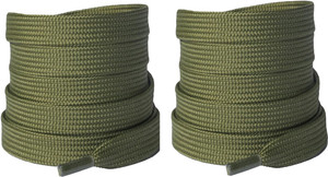 DaiNo Shoe Lace Flat Olive Green for canvas sneakers boot sport round Shoe Lace