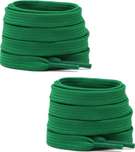 bilAnca Flat 48 Inches Wide Forest Green Color Athletic Sneakers Boot Strings (2 Pairs) Shoe Lace