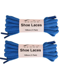 XERUS Shoe Laces Round Blue 120cm shoe lace for Boot sport Hiking Blue shoes Shoe Lace