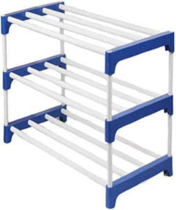 Adil treader Shoes rack 3Layer Blue Shoe Lace