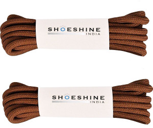 SHOESHINE Round Boot Lace Casual Hiking Shoelace 90CM 4mm Brown Shoe Lace