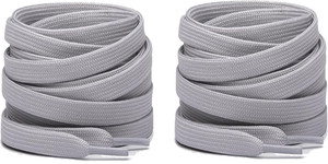 XERUS Shoe Laces Light Grey Flat 120cm shoe laces for canvas sneakers Grey shoes Shoe Lace