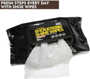 Budieggs Natural Sneaker & Shoe Cleaner Wipes - 1 Packs of 80 Canvas, Leather, Patent Leather, Sports, Synthetic Leather Shoe Cleaner